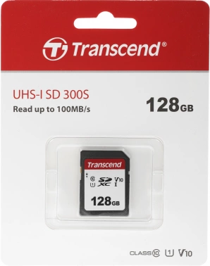 Флеш карта SDXC 128GB Transcend  TS128GSDC300S