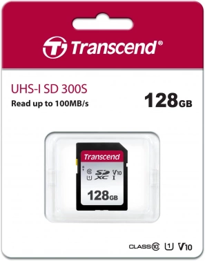 Флеш карта SDXC 128GB Transcend  TS128GSDC300S