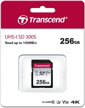 Флеш карта SDXC 256GB Transcend  TS256GSDC300S