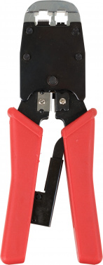 Инструмент обжимной ITK TM1-B11V для RJ-45/RJ-12/RJ-11 (упак:1шт) красный