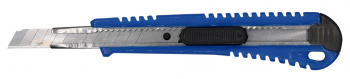 Нож канцелярский Silwerhof шир.лез.9мм фиксатор усиленный пластик ассорти блистер