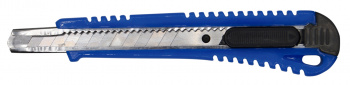 Нож канцелярский Silwerhof шир.лез.9мм фиксатор усиленный пластик ассорти блистер