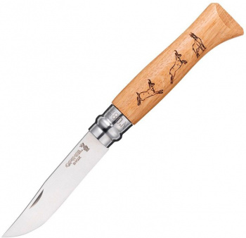 Нож перочинный Opinel Animalia Косуля 8VRI