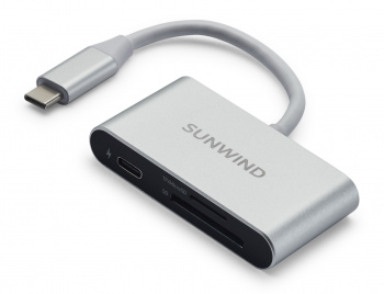 Устройство чтения карт памяти USB Type-C SunWind SW-CR051-S