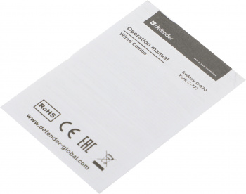 Клавиатура + мышь Defender York C-777