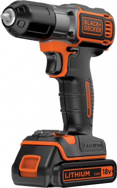 Дрель-шуруповерт Black+Decker ASD18KB-QW
