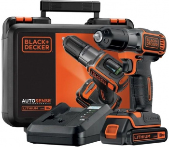 Дрель-шуруповерт Black+Decker ASD18KB-QW