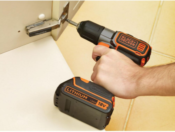 Дрель-шуруповерт Black+Decker ASD18KB-QW