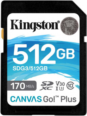 Флеш карта SDXC 512GB Kingston  SDG3/512GB