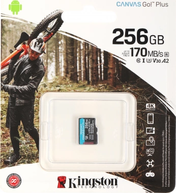 Флеш карта microSDXC 256GB Kingston  SDCG3/256GBSP