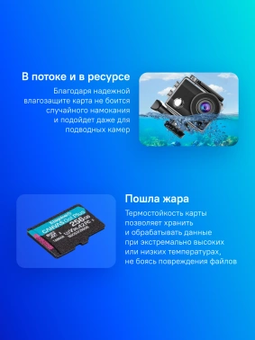 Флеш карта microSDXC 256GB Kingston  SDCG3/256GBSP