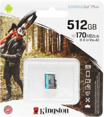 Флеш карта microSDXC 512GB Kingston  SDCG3/512GBSP