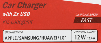 Автомобильное зар./устр. Hama  H-1401660