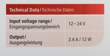 Автомобильное зар./устр. Hama  H-1401660