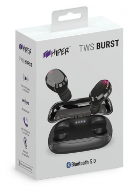 Гарнитура внутриканальные Hiper TWS Burst
