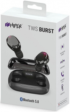 Гарнитура внутриканальные Hiper TWS Burst