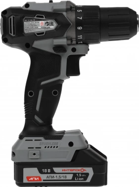 Дрель-шуруповерт Интерскол ДА-13/18ВК