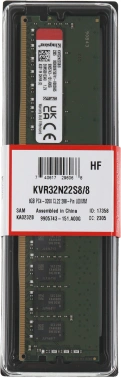 Память DDR4 8Gb 3200MHz Kingston  KVR32N22S8/8
