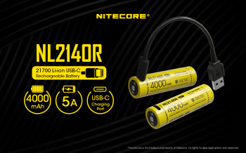 Аккумулятор Nitecore NL2140R