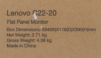 Монитор Lenovo 21.5