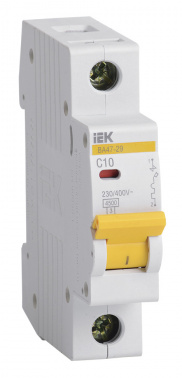 Выключатель автоматический IEK MVA20-1-010-C  ВА47-29
