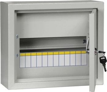 Щит распределительный IEK MKM14-N-12-31-Z ЩРн-12з-1 36 навесной 310мм 120мм 265мм 12мод. металл IP31 серый (упак.:1шт)