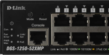 Коммутатор D-Link  DGS-1250-52XMP/A1A