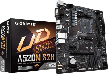 Материнская плата Gigabyte A520M S2H