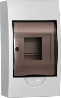 Щит распределительный IEK MKP12-N-04-40-20 ЩРН-П-4 для установки модульных устройств навесной 112мм 93мм 200мм 660B 4мод. пластик IP41 белый с возможностью установки счетчика (упак.:1шт)