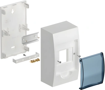 Щит распределительный IEK MKP12-N-04-40-20 ЩРН-П-4 для установки модульных устройств навесной 112мм 93мм 200мм 660B 4мод. пластик IP41 белый с возможностью установки счетчика (упак.:1шт)