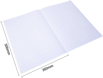 Пленка Deli EH830 Macaron для книги (набор 10шт) ПП 80мкм гладкая прозр. 360х500мм