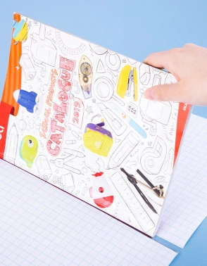 Пленка Deli EH830 Macaron для книги (набор 10шт) ПП 80мкм гладкая прозр. 360х500мм