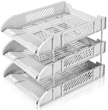 Лоток горизонтальный Deli E9217grey