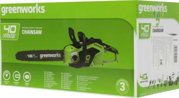 Цепная пила Greenworks  GD40CS18K4