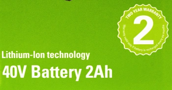 Батарея аккумуляторная Greenworks  G40B2