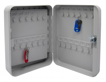 Шкафчик для ключей Silwerhof на 48ключ. 250х180х80мм комппл.48 брелков серый металл