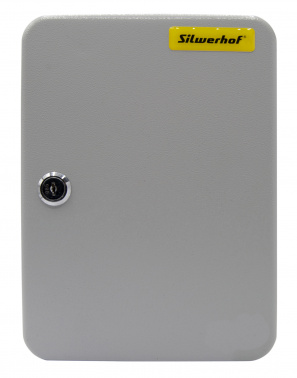 Шкафчик для ключей Silwerhof на 60ключ. 250х180х80мм комппл.60 брелков серый металл