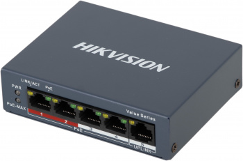 Коммутатор Hikvision  DS-3E0105P-E/M(B)