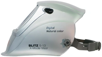 Маска сварщика Fubag Blitz 5-13 Visor Digital X-Mode филь.:хамел. кл.:1/1/1/2 см.экр.97x60мм серый (31596)
