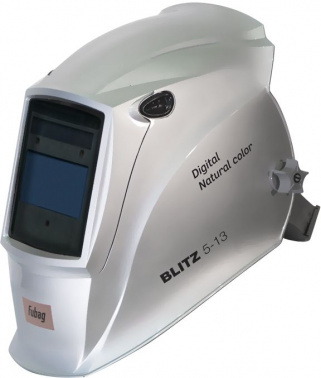 Маска сварщика Fubag Blitz 5-13 Digital филь.:хамел. кл.:1/1/1/2 см.экр.97x47мм серебристый (31566)