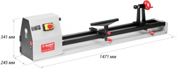 Станок токарный Зубр  ЗСТД-350-1000