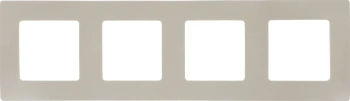 Рамка Legrand Etika 672514 накладная 4x ABS пластик слоновая кость
