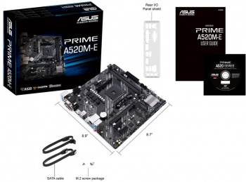 Материнская плата Asus PRIME A520M-E