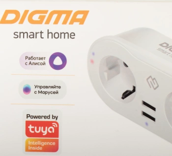 Умная розетка Digma DiPlug 400