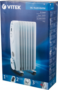 Радиатор масляный Vitek VT-1704