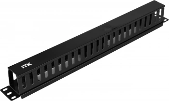 Кабельный органайзер горизонтальный ITK CO05-1PC 1U шир.:19