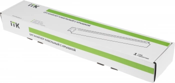Кабельный органайзер горизонтальный ITK CO05-1PC 1U шир.:19