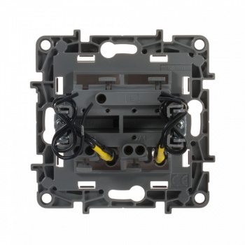 Выключатель Legrand Etika скрыт. 2кл. с подсветкой IP20 белый (672204)