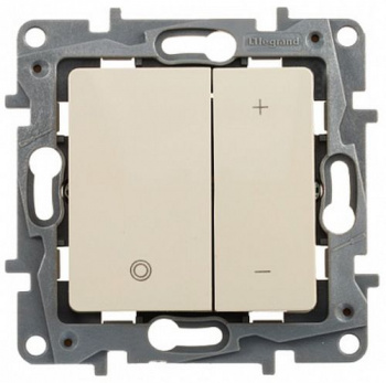 Диммер Legrand Etika скрыт. кноп. IP20 слоновая кость (672318)