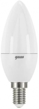 Лампа светодиодная Gauss Elementary 10Вт цок.:E14 свеча 220B св.свеч.бел.нейт. C37 (упак.:10шт) (33120)